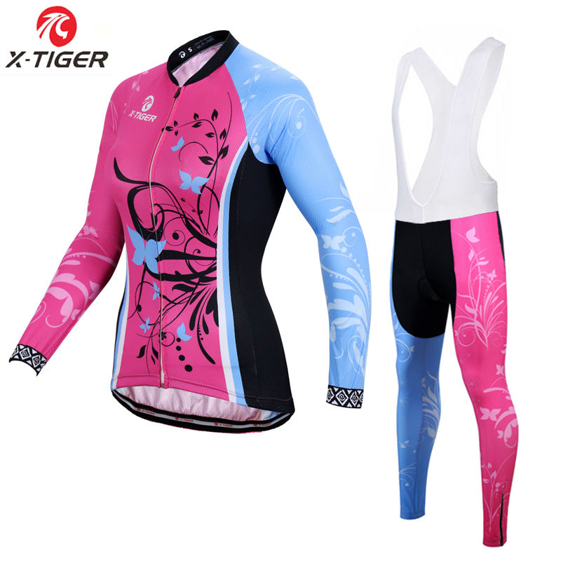 X-Tiger - Vrouwen Long-Sleeve Fietskleding Set