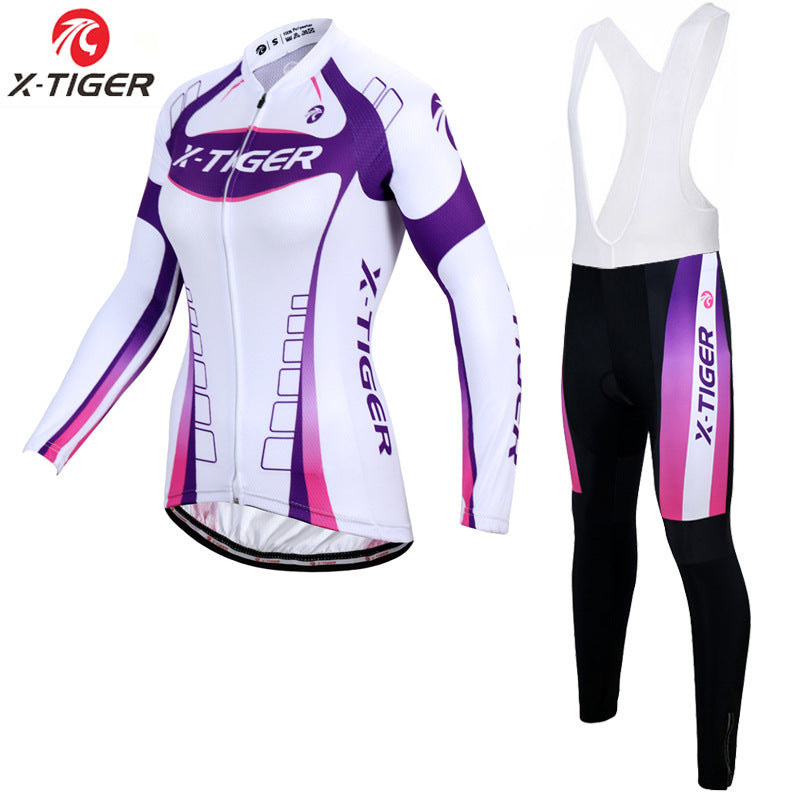 X-Tiger - Vrouwen Long-Sleeve Fietskleding Set