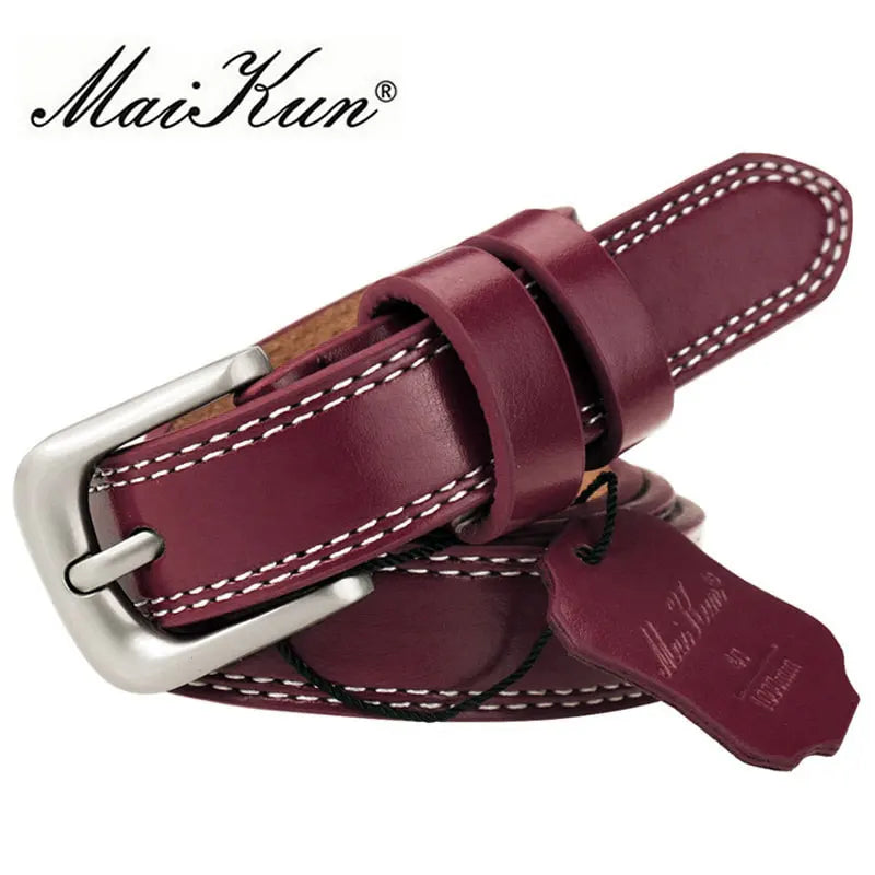 Ilaria™ | Leren riem voor dames (2,2 cm)