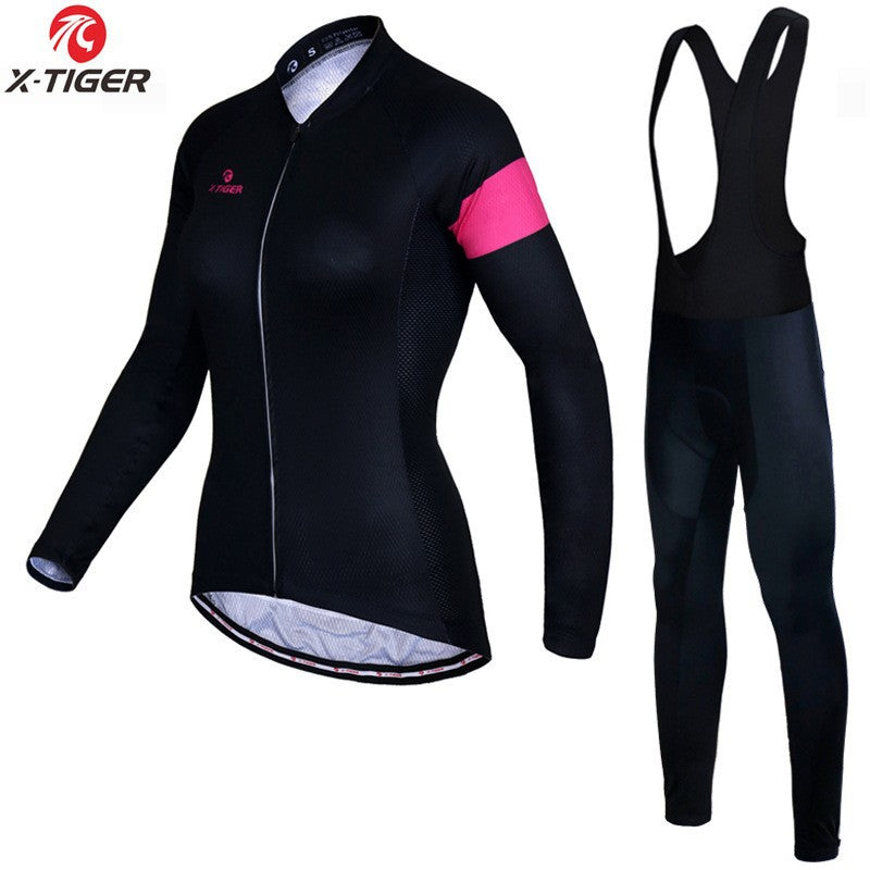 X-Tiger - Vrouwen Long-Sleeve Fietskleding Set