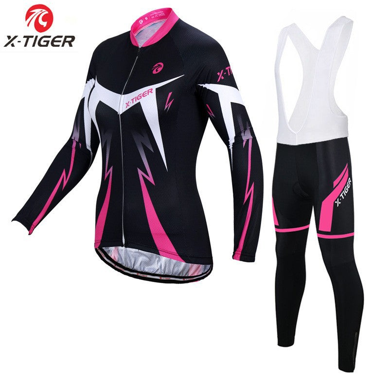 X-Tiger - Vrouwen Long-Sleeve Fietskleding Set