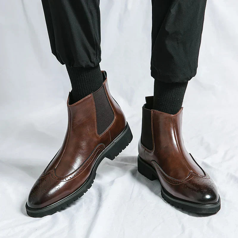 Adriel™ | Chelsea boots in echt leer