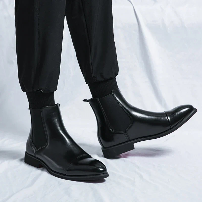 Damien™ | Chelsea boots in echt leer