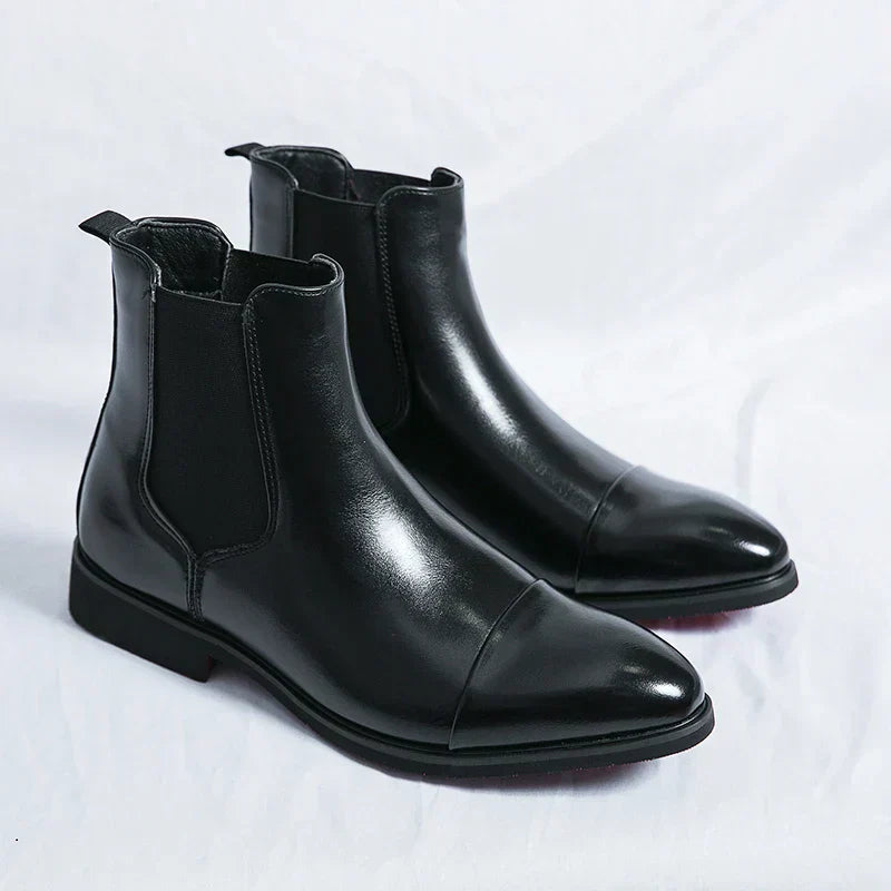 Damien™ | Chelsea boots in echt leer