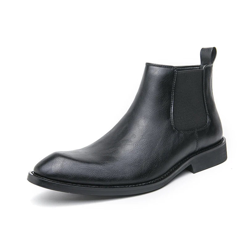 Cooper™ | Leren Chelsea boots met rits