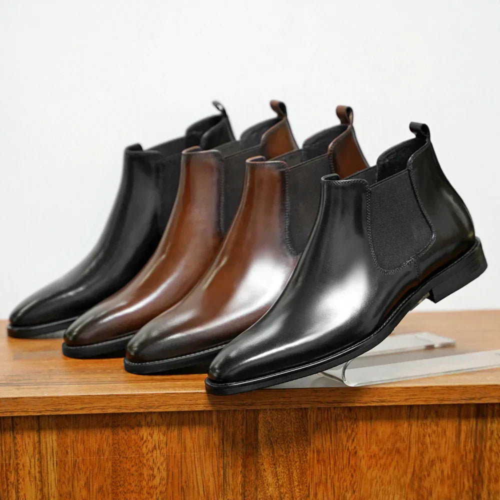 Craig™ | Chelsea boots in echt leer