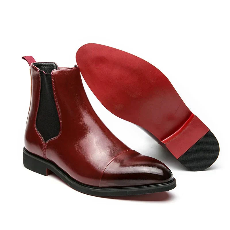 Damien™ | Chelsea boots in echt leer