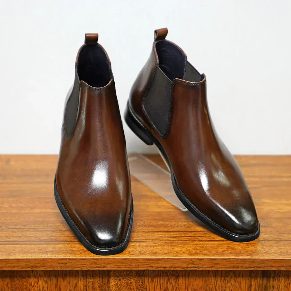 Craig™ | Chelsea boots in echt leer