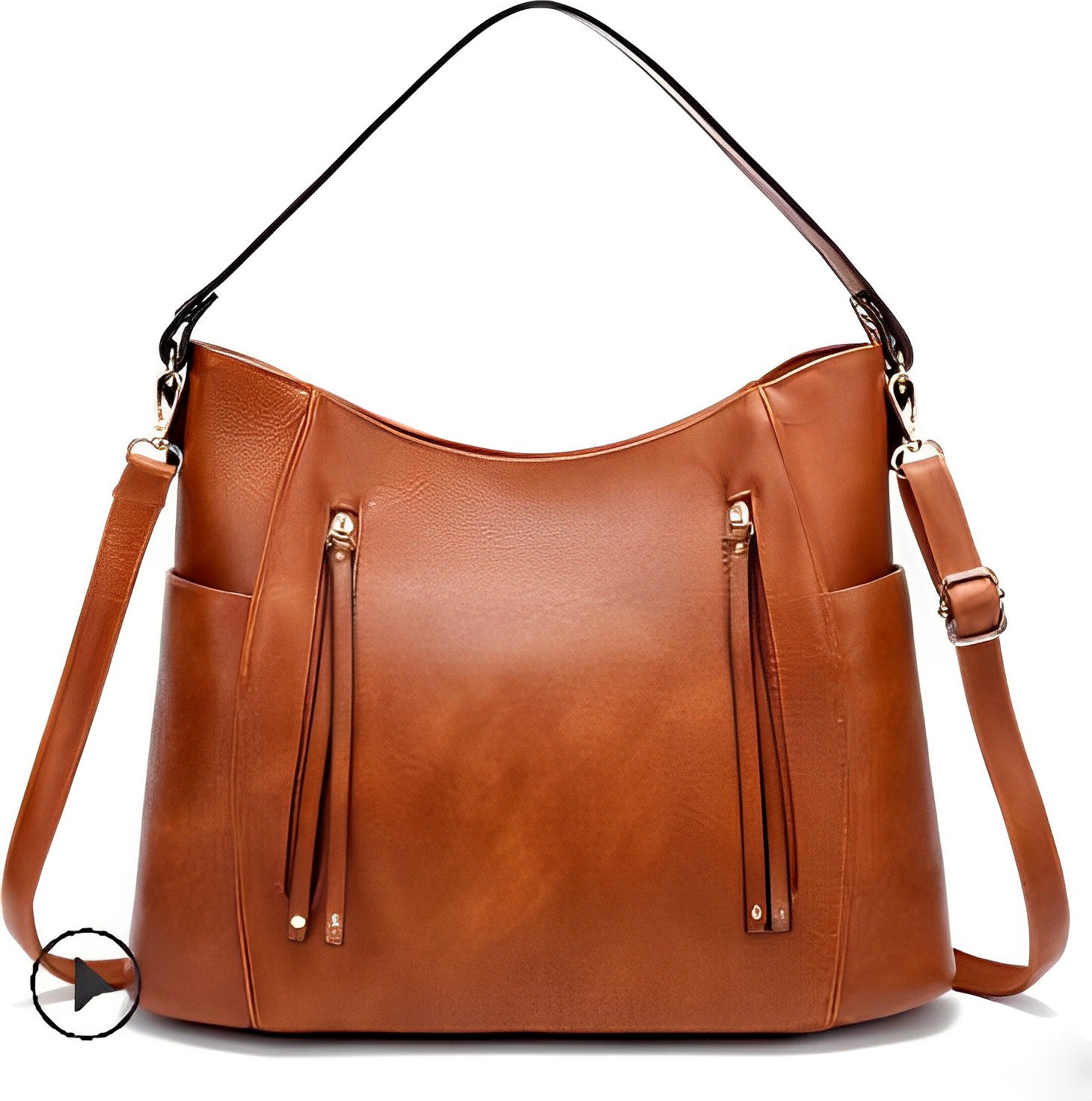 Georgia™ | Vintage leren tas